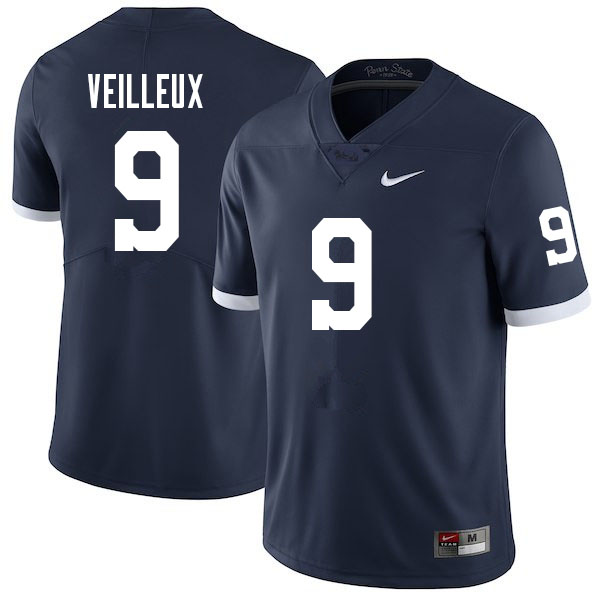 NCAA Nike Men's Penn State Nittany Lions Christian Veilleux #9 College Football Authentic Navy Stitched Jersey NBC4098LJ